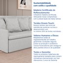 Ver mais imagens de Sofá Retrátil e Reclinável 4 Lugares 240cm Dália CabeCasa MadeiraOriginals