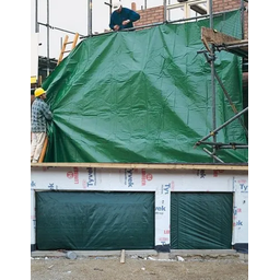 Lona Plástica Verde Impermeável 300 Micras Multiuso 6x7 / 7x6 - 7
