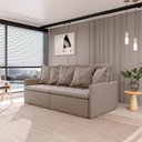 Ver imagem 1 de Sofá Retrátil e Reclinável 4 Lugares 240cm Dália CabeCasa MadeiraOriginals