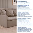 Ver mais imagens de Sofá Retrátil e Reclinável 4 Lugares 240cm Dália CabeCasa MadeiraOriginals