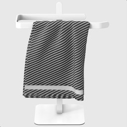 Porta Toalha Lavabo de Bancada Suporte Para Toalha Oslo:Branco - 4
