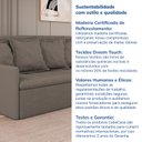 Ver mais imagens de Sofá Retrátil e Reclinável 4 Lugares 240cm Dália CabeCasa MadeiraOriginals