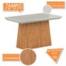 Mesa com 4 Cadeiras 1,20 Mônaco Cinamom/off Whit/cinza - Móveis Arapongas Cinamomo/off White/ - 3