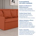 Ver mais imagens de Sofá Retrátil e Reclinável 4 Lugares 240cm Dália CabeCasa MadeiraOriginals