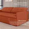 Sofá Retrátil e Reclinável 4 Lugares 240cm Dália CabeCasa MadeiraOriginals - 6