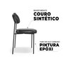 Kit 02 Cadeiras para Sala de Jantar Mila Couríssimo Preto - Mobili - 7