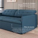 Ver imagem 6 de Sofá Retrátil e Reclinável 4 Lugares 240cm Dália CabeCasa MadeiraOriginals