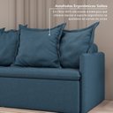 Ver imagem 5 de Sofá Retrátil e Reclinável 4 Lugares 240cm Dália CabeCasa MadeiraOriginals