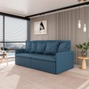 Ver imagem 1 de Sofá Retrátil e Reclinável 4 Lugares 240cm Dália CabeCasa MadeiraOriginals