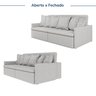 Sofá Retrátil e Reclinável 4 Lugares 260cm Dália CabeCasa MadeiraOriginals - 4