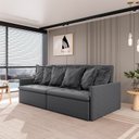 Ver imagem 1 de Sofá Retrátil e Reclinável 4 Lugares 260cm Dália CabeCasa MadeiraOriginals