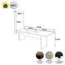 Ver imagem 3 de Conjunto Sala de Reunião Mesa 2,70m Painel para Tv Ng F5