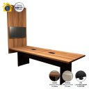 Ver imagem 4 de Conjunto Sala de Reunião Mesa 2,70m Painel para TV Ng F5