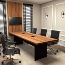 Ver imagem 7 de Conjunto Sala de Reunião Mesa 2,70m Painel para TV Ng F5