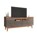 Ver imagem 4 de Rack para TV Jayce Detalhe Frisado Cinza Noce