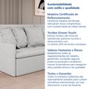 Ver mais imagens de Sofá Retrátil e Reclinável 4 Lugares 280cm Dália CabeCasa MadeiraOriginals