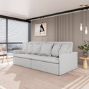 Ver imagem 1 de Sofá Retrátil e Reclinável 4 Lugares 280cm Dália CabeCasa MadeiraOriginals