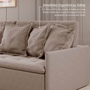 Ver imagem 5 de Sofá Retrátil e Reclinável 4 Lugares 280cm Dália CabeCasa MadeiraOriginals