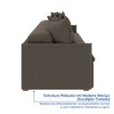 Ver imagem 7 de Sofá Retrátil e Reclinável 4 Lugares 280cm Dália CabeCasa MadeiraOriginals