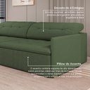 Ver imagem 6 de Sofá Retrátil e Reclinável 4 Lugares 280cm Dália CabeCasa MadeiraOriginals
