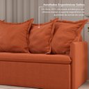 Ver imagem 5 de Sofá Retrátil e Reclinável 4 Lugares 280cm Dália CabeCasa MadeiraOriginals