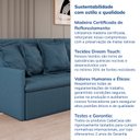 Ver mais imagens de Sofá Retrátil e Reclinável 4 Lugares 280cm Dália CabeCasa MadeiraOriginals