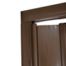 Porta Sanfonada Pvc Translucida 210x156 Marrom - 4