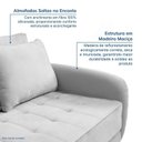 Ver imagem 7 de Sofá Cama Solteiro 105cm Mode CabeCasa MadeiraOriginals Cinza