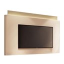 Ver imagem 4 de Rack Bancada Ária com Painel Suspenso Nobre Champanhe Off White - Hb Móveis