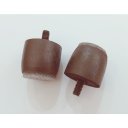 Ver imagem 4 de Kit 12 Pés Cama Box Baú Casal Modelo Mini 3 Cm de Altura Madeira Maciça Cor:marrom