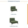 Sofá Modular 2 Lugares com Chaise 200cm Calla CabeCasa MadeiraOriginals - 2