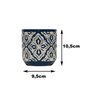 Vaso Cerâmica Cachepot Para Plantas Desenhos em Alto Relevo - 2