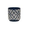 Vaso Cerâmica Cachepot Para Plantas Desenhos em Alto Relevo - 1