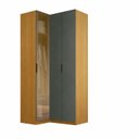 Ver imagem 2 de Guarda Roupa de Canto Reto 3 Portas 1 Reflecta Altezza