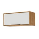 Ver imagem 1 de Armário Aéreo Geladeira Aurea 80 Cm 1 Porta Cinamomo/branco