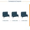 Sofá Modular 3 Lugares 300cm Calla CabeCasa MadeiraOriginals - 2