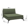 Sofá Modular 3 Lugares com Chaise 300cm Calla CabeCasa MadeiraOriginals - 3