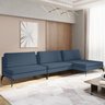Sofá Modular 3 Lugares com Chaise 300cm Calla CabeCasa MadeiraOriginals - 1