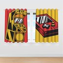 Ver imagem 2 de Cortina 2,60x1,50 Gamer Infantil E Adulto - Tecido Premium