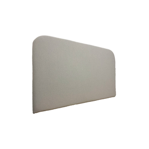 Cabeceira Estofada Casal Orgânica Não É Segredo Linho Cru Mesclado 140x120