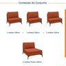 Sofá Modular 4 Lugares com Chaise 400cm Calla CabeCasa MadeiraOriginals - 2