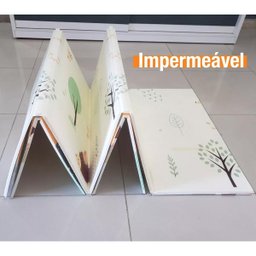 Tapete Infantil Bebe Criança Tatame Grande Dupla Face Emborrachado Macio Seguro Dobravel Antiderrapa - 4