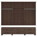 Ver imagem 5 de Guarda Roupa 6p 6g Espelho Madeira Maciça 248 Cm 2254 Cafe Milani Store