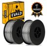 Kit 2 Unidades Arame para Solda MIG 0,8mm Rolo com 1 KG s| Gás com Fluxo Flux Core E71T1-GS EVALD - 4
