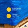 Lona Xp com Ilhós Impermeável Azul 3x2m 142 Micras - 2