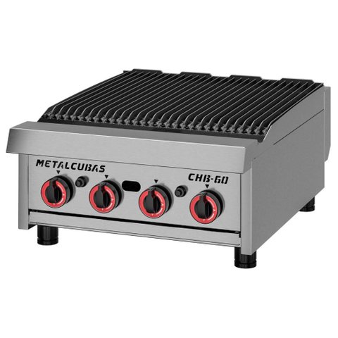 Char Broiler a Gás Metalcubas 60cm 4 Queimadores Chb 60 G2