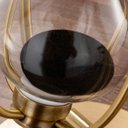 Ver imagem 3 de Ampulheta Decorativa Cor Dourada Areia Preta Luxo Decoração 31 cm