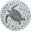 Ver imagem 1 de Mosaico para Piscina - Tartaruga Marinha Brasileira Tamanho 100cm