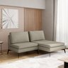 Sofá Modular 2 Lugares com Chaise 150cm Calla CabeCasa MadeiraOriginals - 1