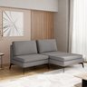 Sofá Modular 2 Lugares com Chaise 150cm Calla CabeCasa MadeiraOriginals - 1